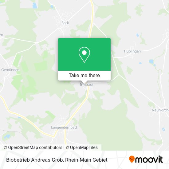 Карта Biobetrieb Andreas Grob