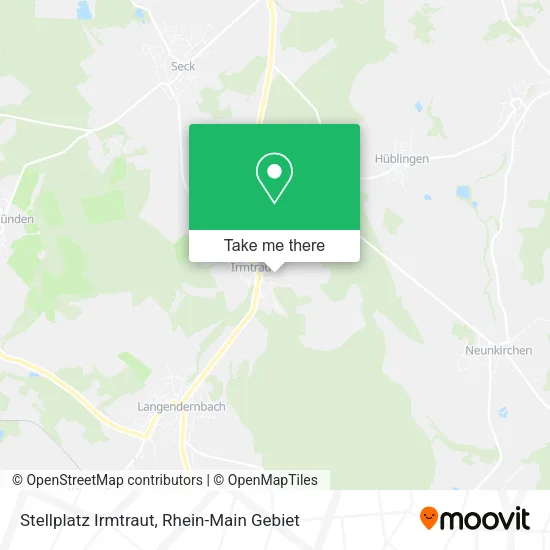 Карта Stellplatz Irmtraut