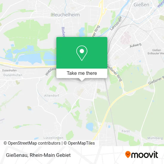 Карта Gießenau