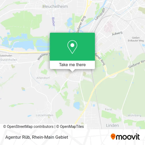 Карта Agentur Rüb