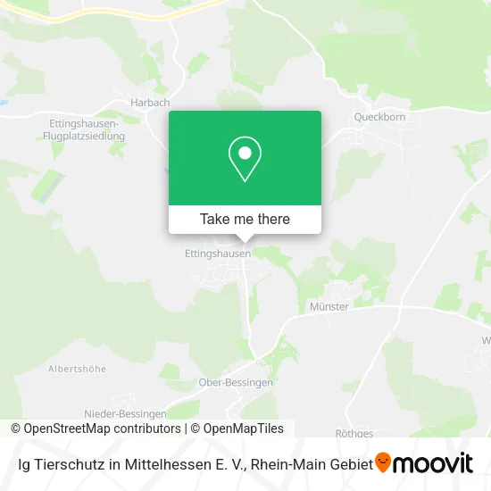 Карта Ig Tierschutz in Mittelhessen E. V.
