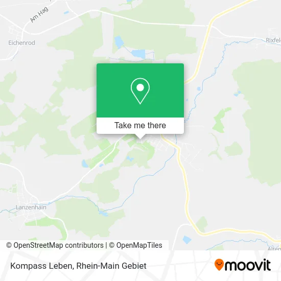 Карта Kompass Leben
