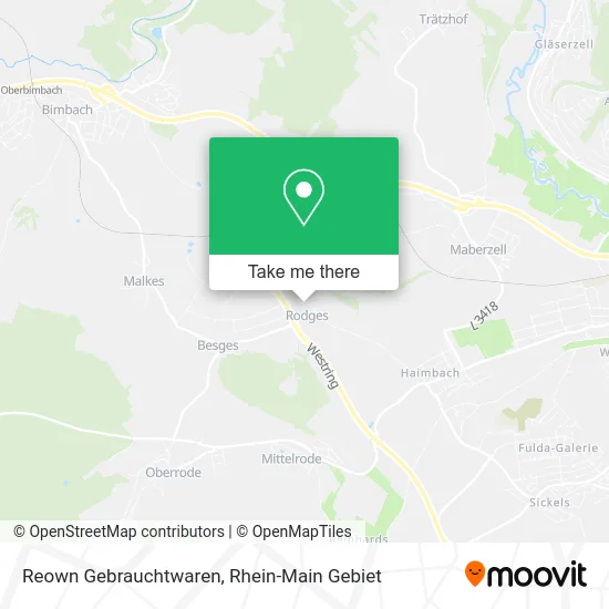 Карта Reown Gebrauchtwaren