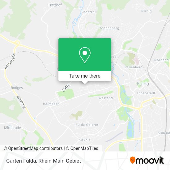 Карта Garten Fulda