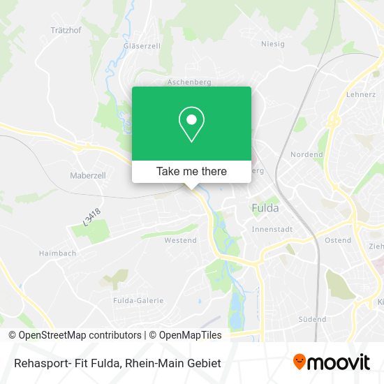 Карта Rehasport- Fit Fulda