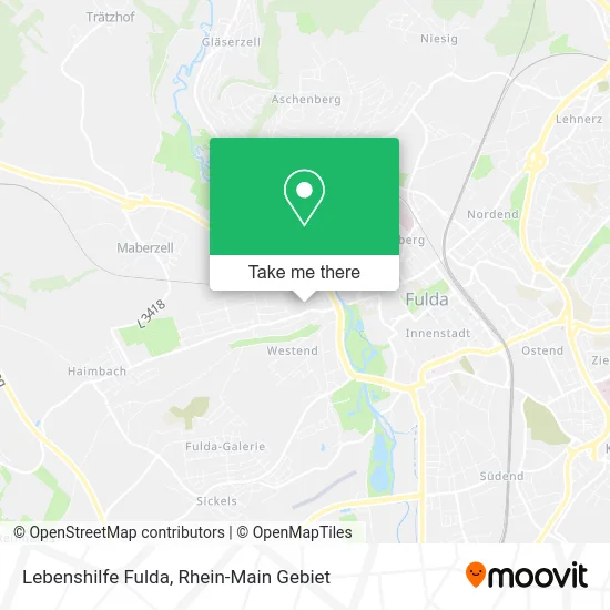Карта Lebenshilfe Fulda