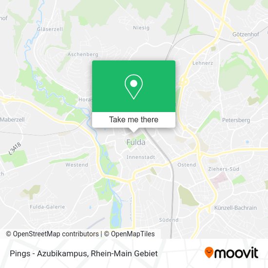 Карта Pings - Azubikampus