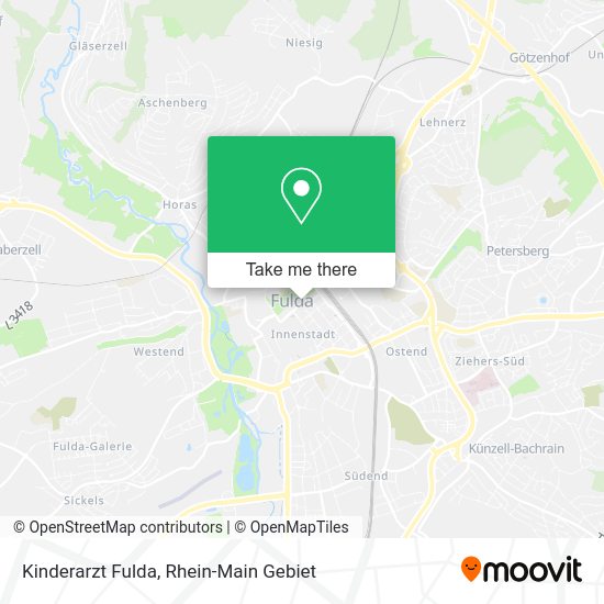 Карта Kinderarzt Fulda