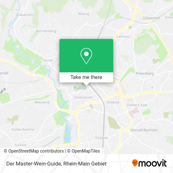 Карта Der Master-Wein-Guide