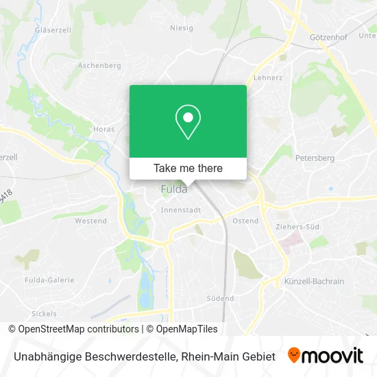Карта Unabhängige Beschwerdestelle