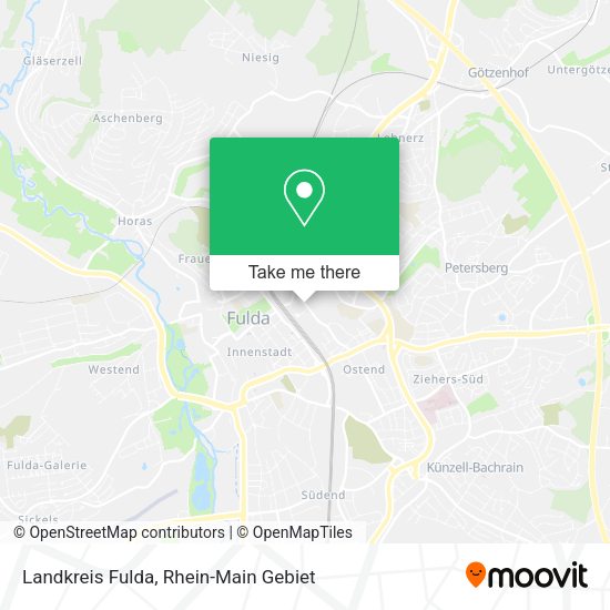 Карта Landkreis Fulda