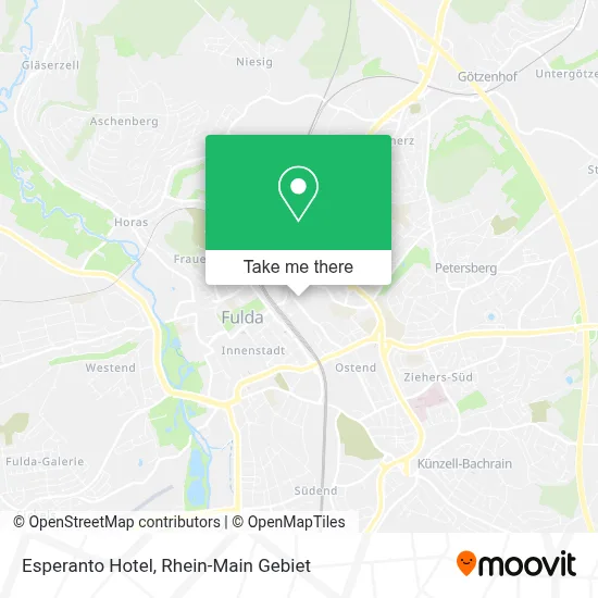 Hotel Esperanto map
