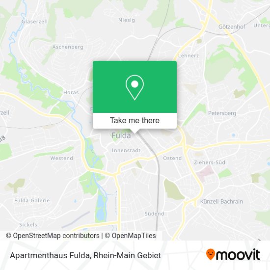 Карта Apartmenthaus Fulda