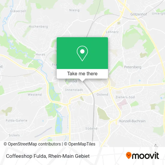 Карта Coffeeshop Fulda