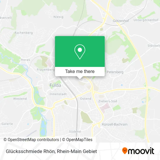 Карта Glücksschmiede Rhön