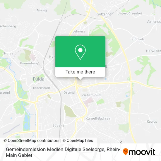 Карта Gemeindemission Medien Digitale Seelsorge