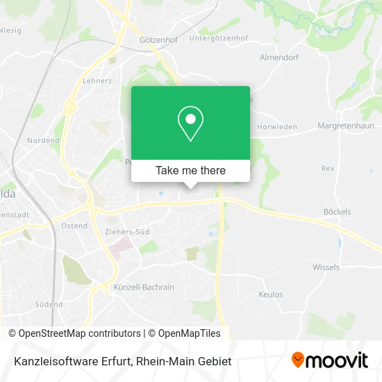 Карта Kanzleisoftware Erfurt