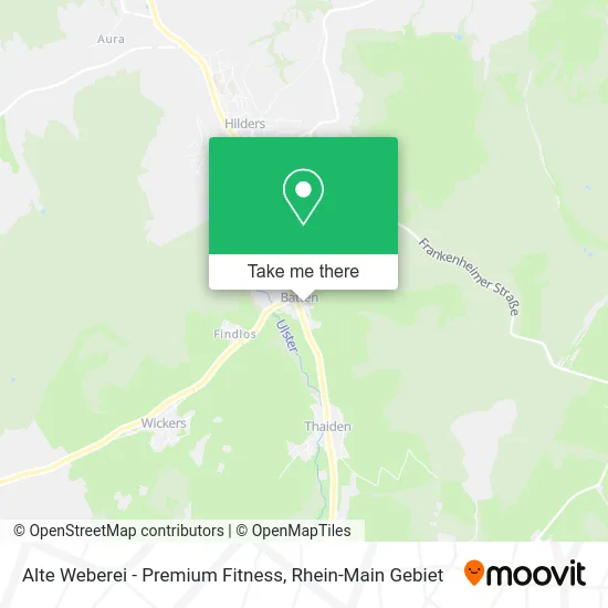 Карта Alte Weberei - Premium Fitness