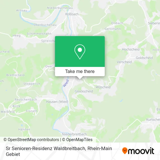 Карта Sr Senioren-Residenz Waldbreitbach