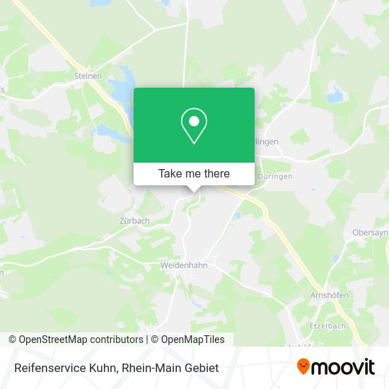 Карта Reifenservice Kuhn