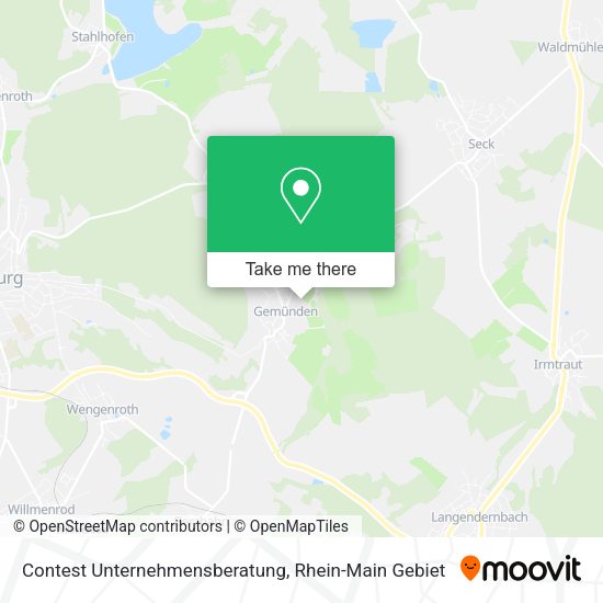 Карта Contest Unternehmensberatung