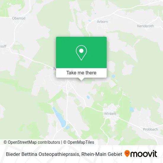 Bieder Bettina Osteopathiepraxis map