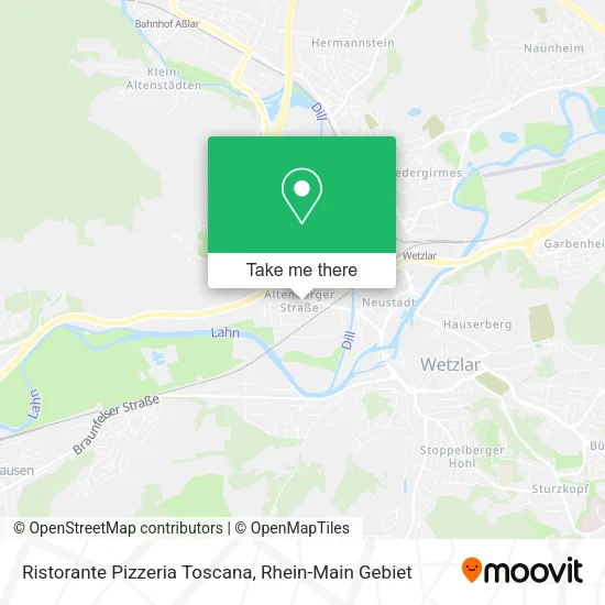 Карта Ristorante Pizzeria Toscana