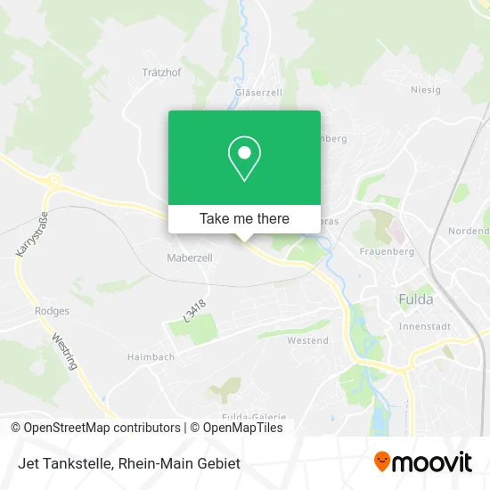 Карта Jet Tankstelle
