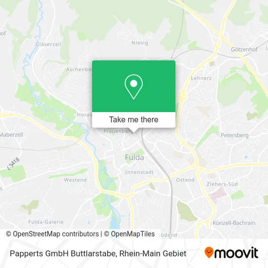 Карта Papperts GmbH Buttlarstabe