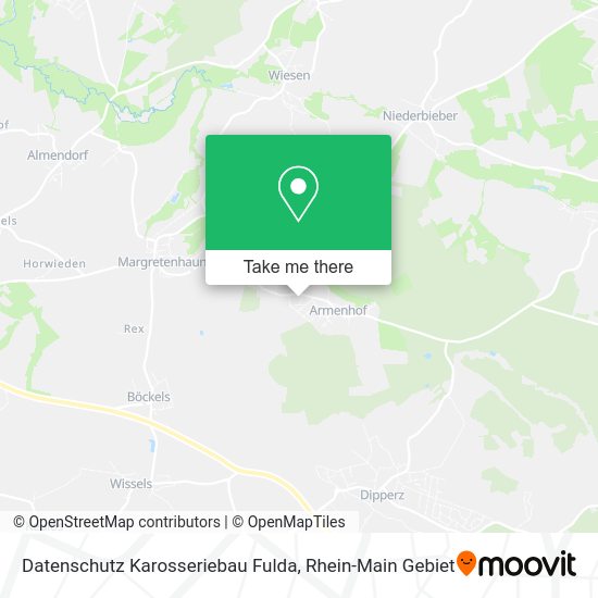 Карта Datenschutz Karosseriebau Fulda