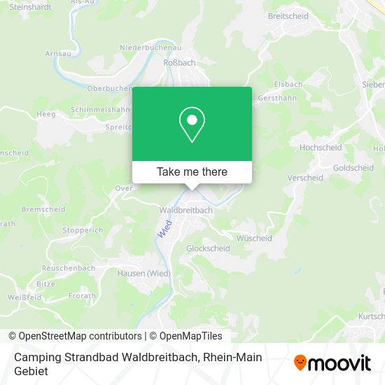 Карта Camping Strandbad Waldbreitbach