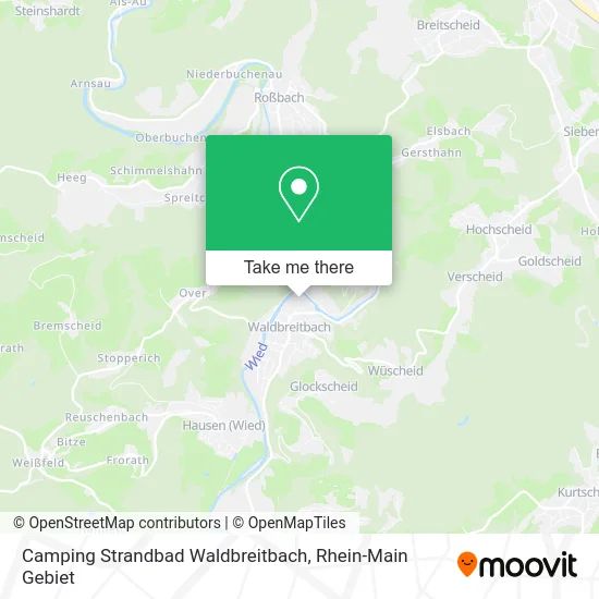 Карта Camping Strandbad Waldbreitbach