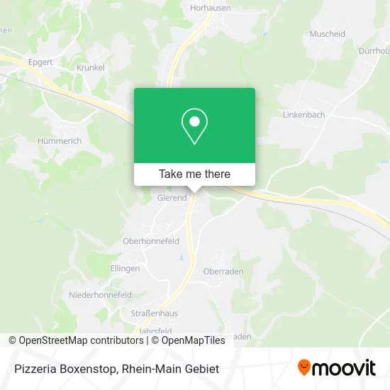 Карта Pizzeria Boxenstop