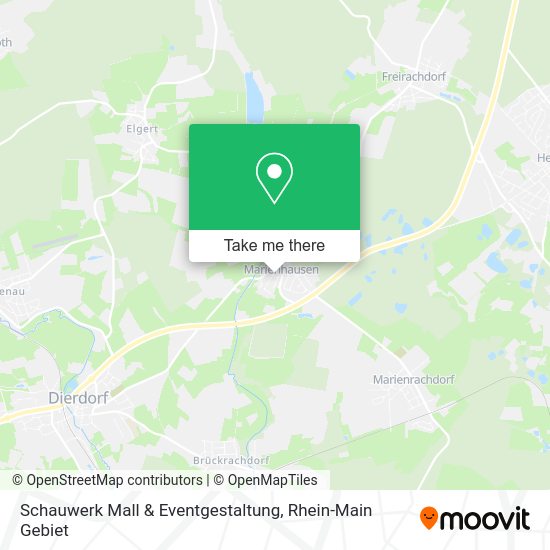 Карта Schauwerk Mall & Eventgestaltung