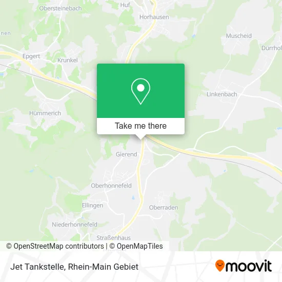 Карта Jet Tankstelle