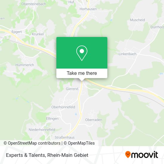 Карта Experts & Talents
