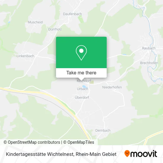 Карта Kindertagesstätte Wichtelnest