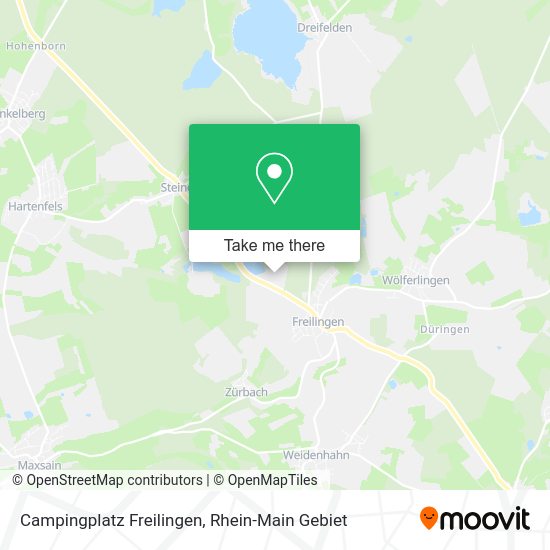Карта Campingplatz Freilingen