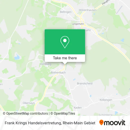 Карта Frank Krings Handelsvertretung
