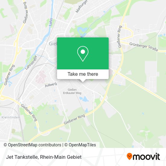 Карта Jet Tankstelle