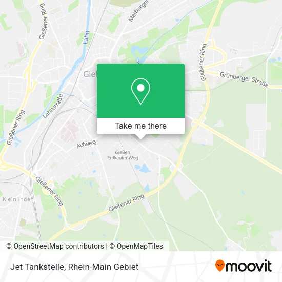 Карта Jet Tankstelle