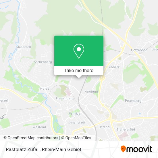 Карта Rastplatz Zufall