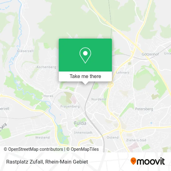 Карта Rastplatz Zufall