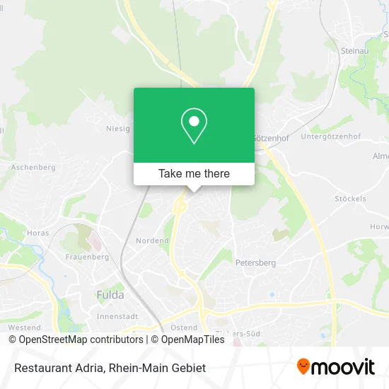 Карта Restaurant Adria