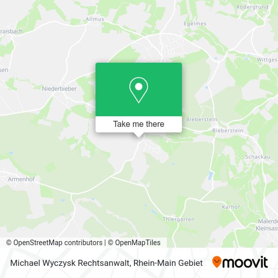 Карта Michael Wyczysk Rechtsanwalt