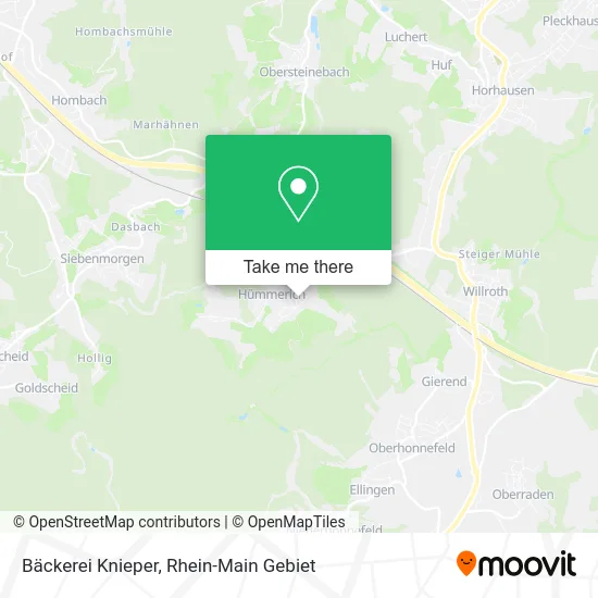 Карта Bäckerei Knieper