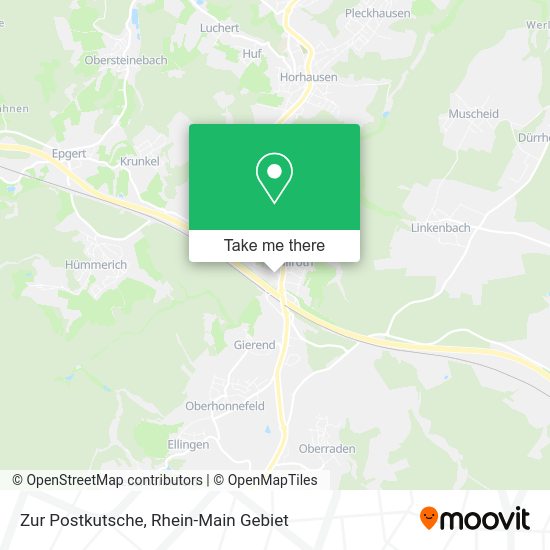 Карта Zur Postkutsche