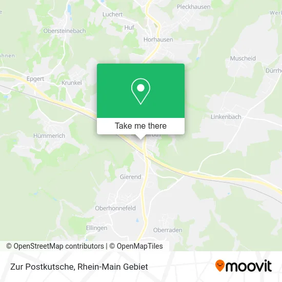 Карта Zur Postkutsche