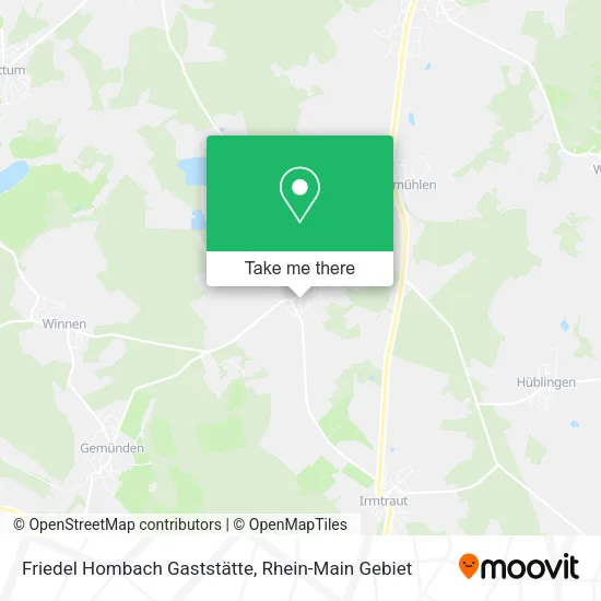 Карта Friedel Hombach Gaststätte