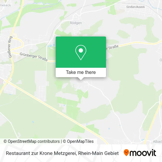 Карта Restaurant zur Krone Metzgerei